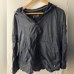 Smartwool anorak windbreaker. Black. Size medium. Like new!
